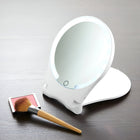 Versatile Makeup Mirror | 10X Magnification with LED Lights | Compact Design for Travel 0