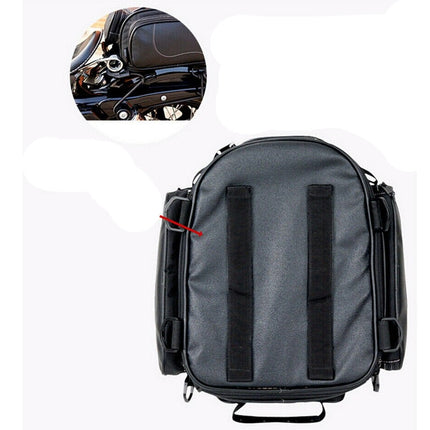Versatile Motorcycle Tail Bag with Expandable Storage & Water-Resistant Design for All-Weather Rides 4