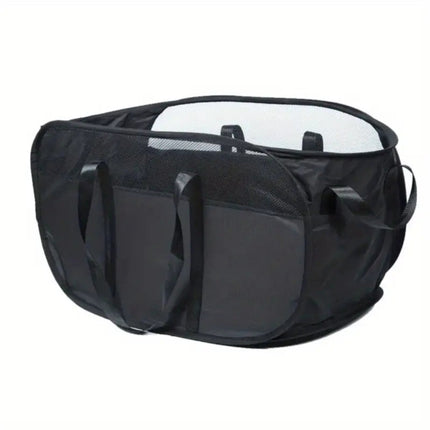 Versatile Pop-Up Laundry Basket with Breathable Mesh Panels for Easy Carrying 5