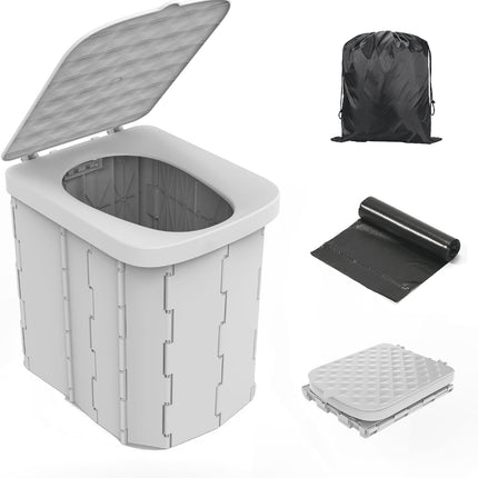 Versatile Portable Toilet for Camping with Ergonomic Design | Compact & Lightweight for Outdoor Comfort 0