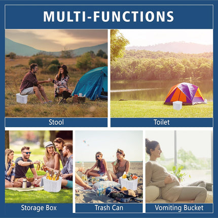 Versatile Portable Toilet for Camping with Ergonomic Design | Compact & Lightweight for Outdoor Comfort 1