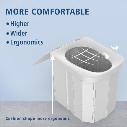 Versatile Portable Toilet for Camping with Ergonomic Design | Compact & Lightweight for Outdoor Comfort 3