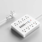 Versatile Power Hub | Surge Protector Power Strip with 8 AC Outlets & 4 USB Ports | Compact Charging Solution for Home and Office 0