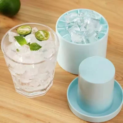 Versatile Silicone Ice Cube Tray with Lidded Design | Stackable Mold for Effortless Ice Making 1