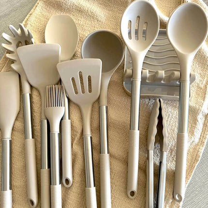 Versatile Silicone Utensil Set with 12 Essential Tools | Heat Resistant & Non-Stick for Safe Cooking 6