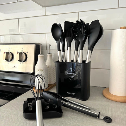 Versatile Silicone Utensil Set with 12 Essential Tools | Heat Resistant & Non-Stick for Safe Cooking 8