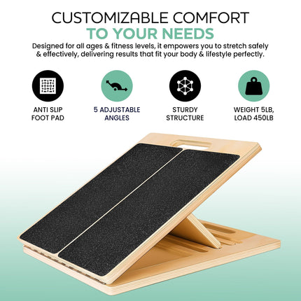 Versatile Slant Board | Adjustable Incline Board for Stretching & Mobility 1