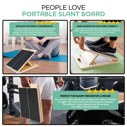 Versatile Slant Board | Adjustable Incline Board for Stretching & Mobility 4