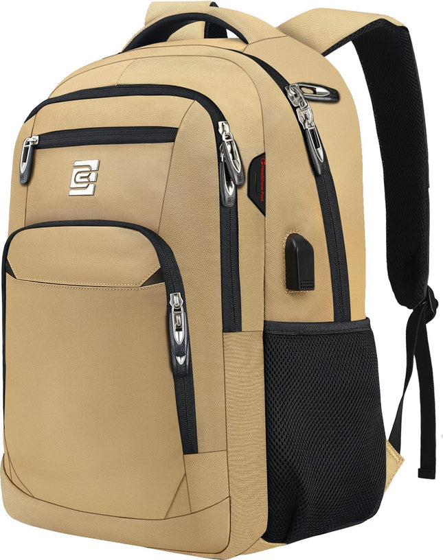 Versatile Slim Laptop Backpack with USB Charging & Anti-Theft Pocket | Water-Resistant Tech Backpack for Secure Travel 1