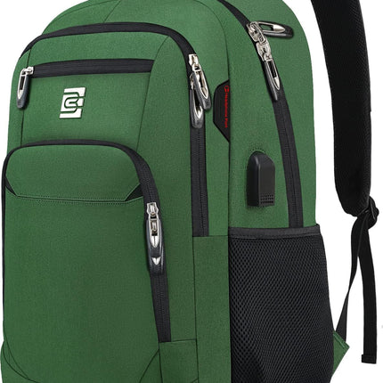 Versatile Slim Laptop Backpack with USB Charging & Anti-Theft Pocket | Water-Resistant Tech Backpack for Secure Travel 11