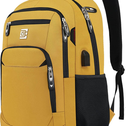 Versatile Slim Laptop Backpack with USB Charging & Anti-Theft Pocket | Water-Resistant Tech Backpack for Secure Travel 12