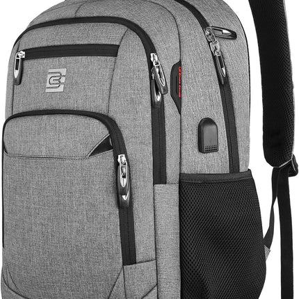 Versatile Slim Laptop Backpack with USB Charging & Anti-Theft Pocket | Water-Resistant Tech Backpack for Secure Travel 14
