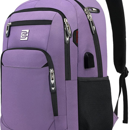 Versatile Slim Laptop Backpack with USB Charging & Anti-Theft Pocket | Water-Resistant Tech Backpack for Secure Travel 7