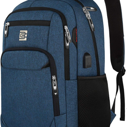 Versatile Slim Laptop Backpack with USB Charging & Anti-Theft Pocket | Water-Resistant Tech Backpack for Secure Travel 9