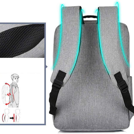 Versatile Slim Laptop Backpack with USB Port & Water-Resistant Fabric for Daily Commuting 7
