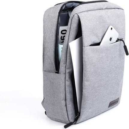 Versatile Slim Laptop Backpack with USB Port & Water-Resistant Fabric for Daily Commuting 8