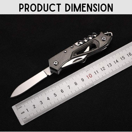 Versatile Swiss Knife | Compact Stainless Steel Tool with Multiple Functions | Essential Outdoor Companion for Adventures 4