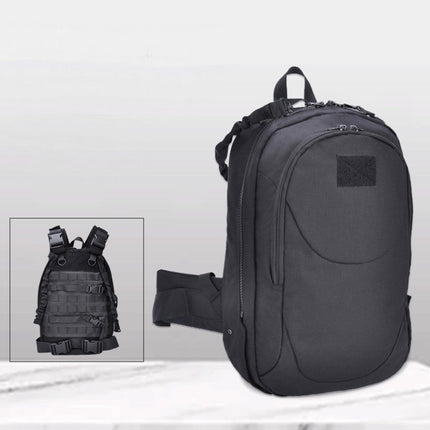 Versatile Tactical Vest Backpack with Waterproof Material & Adjustable Straps for Outdoor Adventures 0