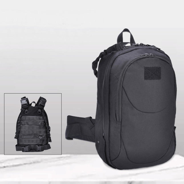 Versatile Tactical Vest Backpack with Waterproof Material & Adjustable Straps for Outdoor Adventures 0