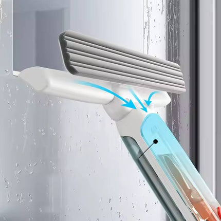 Versatile Telescopic Window Cleaner with Ergonomic Handle | Adjustable Reach for Streak-Free Shine 4