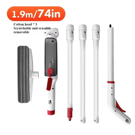 Versatile Telescopic Window Cleaner with Ergonomic Handle | Adjustable Reach for Streak-Free Shine 8