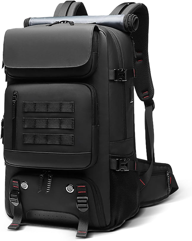 Versatile Travel Backpack | 50L Waterproof Design with USB Charging Port | Organized Travel for Men & Women 0