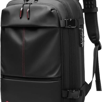 Versatile Travel Backpack | Expandable Compression Design with Anti-Theft Lock | Water-Repellent for Secure Storage 0