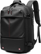 Versatile Travel Backpack | Expandable Compression Design with Anti-Theft Lock | Water-Repellent for Secure Storage 0