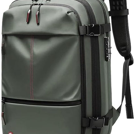 Versatile Travel Backpack | Expandable Compression Design with Anti-Theft Lock | Water-Repellent for Secure Storage 1