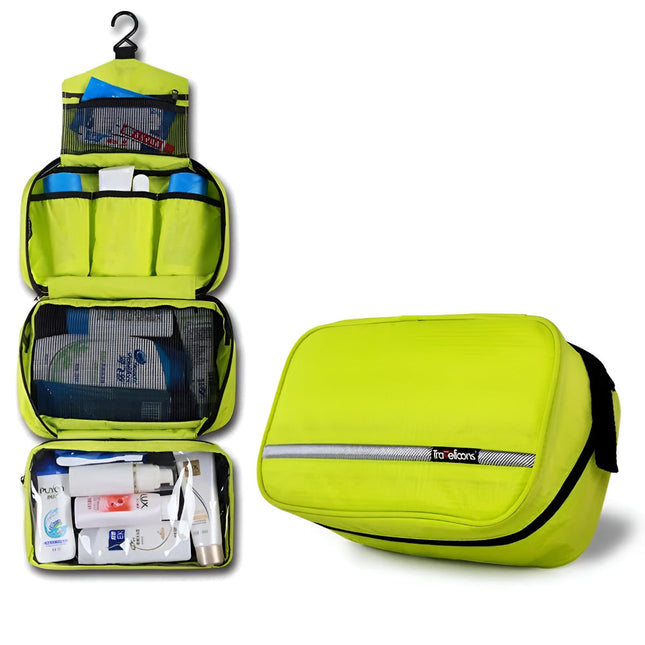 Versatile Travel Toiletry Bag with Hanging Design & Waterproof Material for Easy Organization 0