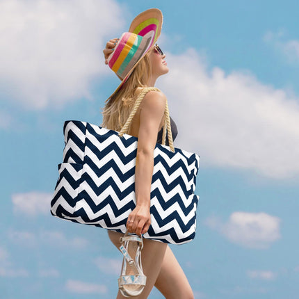 Versatile Waterproof Tote Bag with Zipped Storage for Daily Essentials 5
