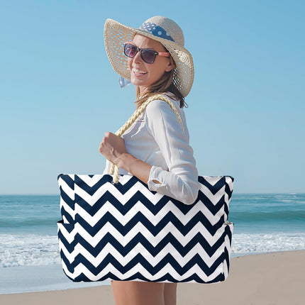 Versatile Waterproof Tote Bag with Zipped Storage for Daily Essentials 6