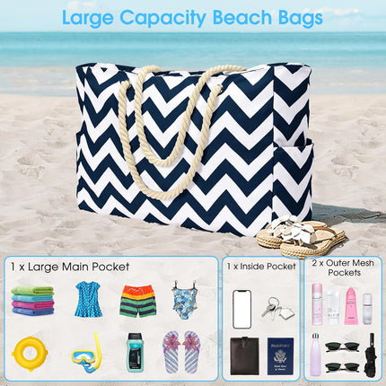 Versatile Waterproof Tote Bag with Zipped Storage for Daily Essentials 7