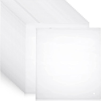 Versatile Zip Storage Bags | 20-Pack Frosted EVA Bags with Ventilation Holes | Ideal for Organizing Clothing and Accessories 0