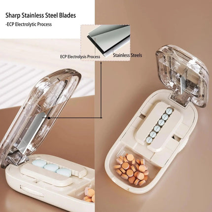 Pill Cutter with Precision Blade, Adjustable Pill Splitter for Small Pills – image 4