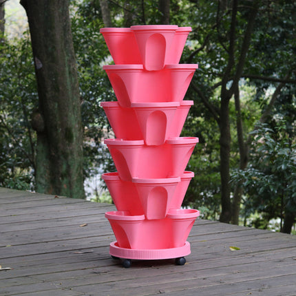 Vertical Hydroponic Garden Planter | Space-Saving Grow Tower for Urban Gardening 10