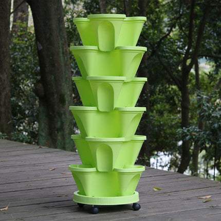 Vertical Hydroponic Garden Planter | Space-Saving Grow Tower for Urban Gardening 8