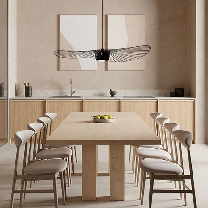 Pendant Lights for Dining Room, Large Modern Pendant Light with Fiberglass Shade – image 36