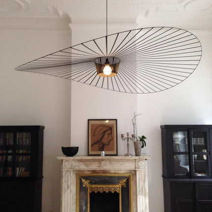 Pendant Lights for Dining Room, Large Modern Pendant Light with Fiberglass Shade