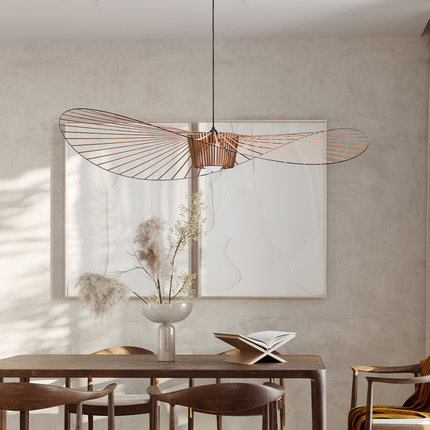Pendant Lights for Dining Room, Large Modern Pendant Light with Fiberglass Shade – image 34