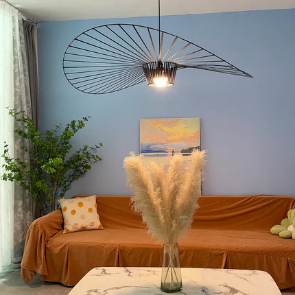 Pendant Lights for Dining Room, Large Modern Pendant Light with Fiberglass Shade – image 8