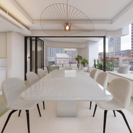 Pendant Lights for Dining Room, Large Modern Pendant Light with Fiberglass Shade – image 10