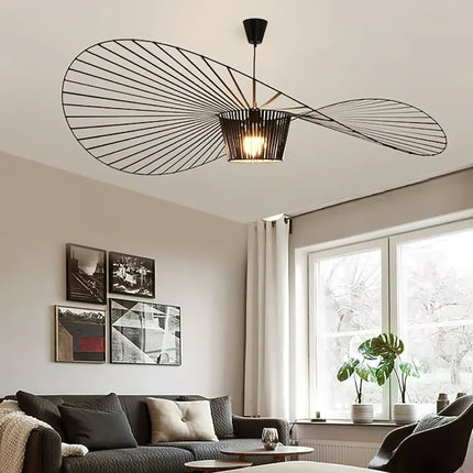 Pendant Lights for Dining Room, Large Modern Pendant Light with Fiberglass Shade – image 6