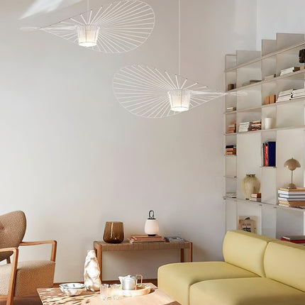 Pendant Lights for Dining Room, Large Modern Pendant Light with Fiberglass Shade – image 42