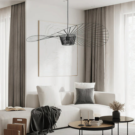 Pendant Lights for Dining Room, Large Modern Pendant Light with Fiberglass Shade – image 48