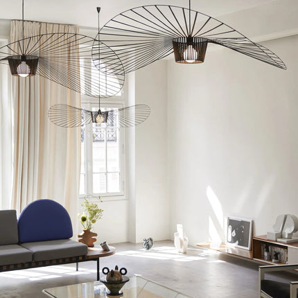 Pendant Lights for Dining Room, Large Modern Pendant Light with Fiberglass Shade – image 26