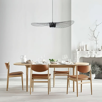 Pendant Lights for Dining Room, Large Modern Pendant Light with Fiberglass Shade – image 32