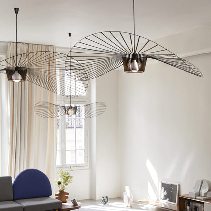 Pendant Lights for Dining Room, Large Modern Pendant Light with Fiberglass Shade – image 24