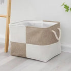 Linen Storage Basket for Books and Toys – image 5