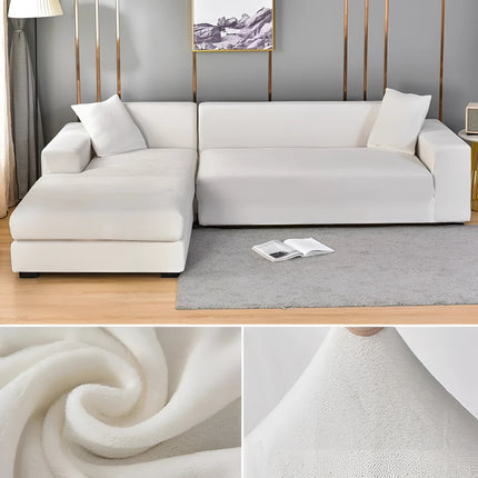 Vexa | Modern Velvet Sectional Sofa Cover with Stretchable Fabric | Elegant Protection for Your Furniture 2